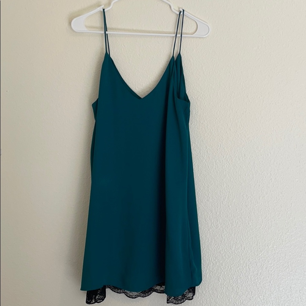 NWT Forever 21 slip dress with lace - Size L